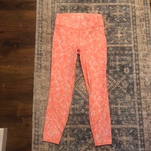 Pink all in motion leggings for girls